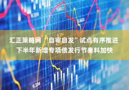 汇正策略网 “自审自发”试点有序推进 下半年新增专项债发行节奏料加快