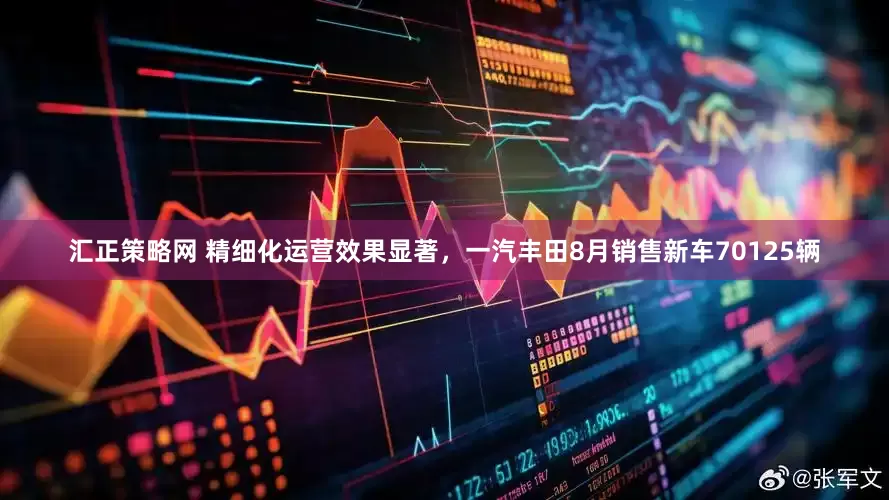 汇正策略网 精细化运营效果显著，一汽丰田8月销售新车70125辆